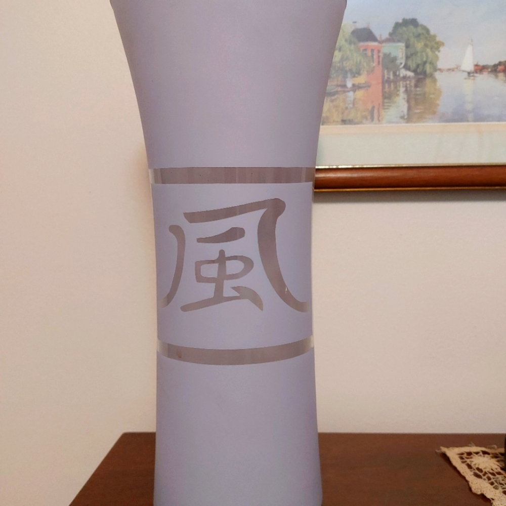 Glass Lavendar Vase